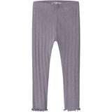 Name It Lavender Gray Melange Nmfblitta Slim Leggings