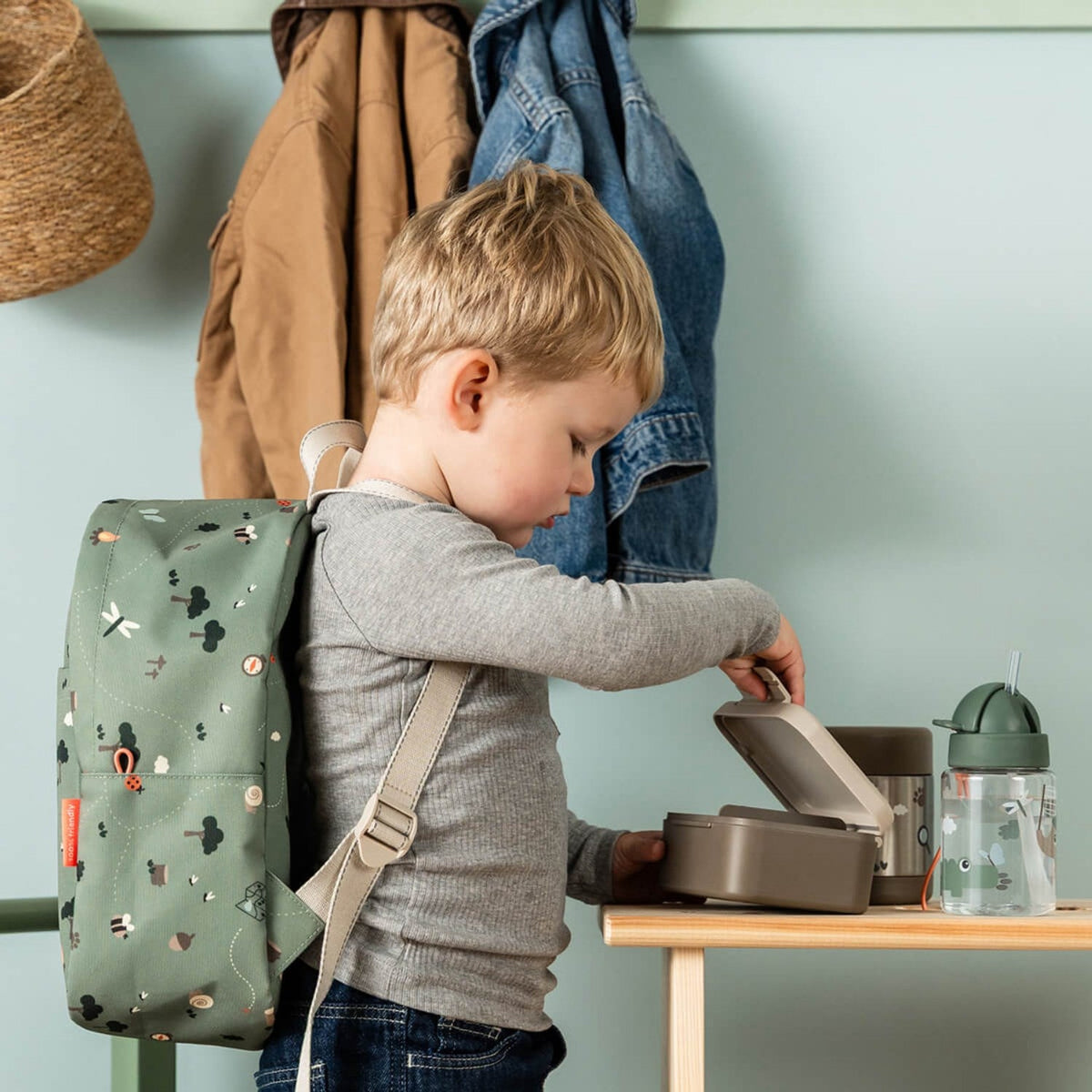 DonebyDeer Sand Tiny Trails Tiny Madkasse Med Snack Picks