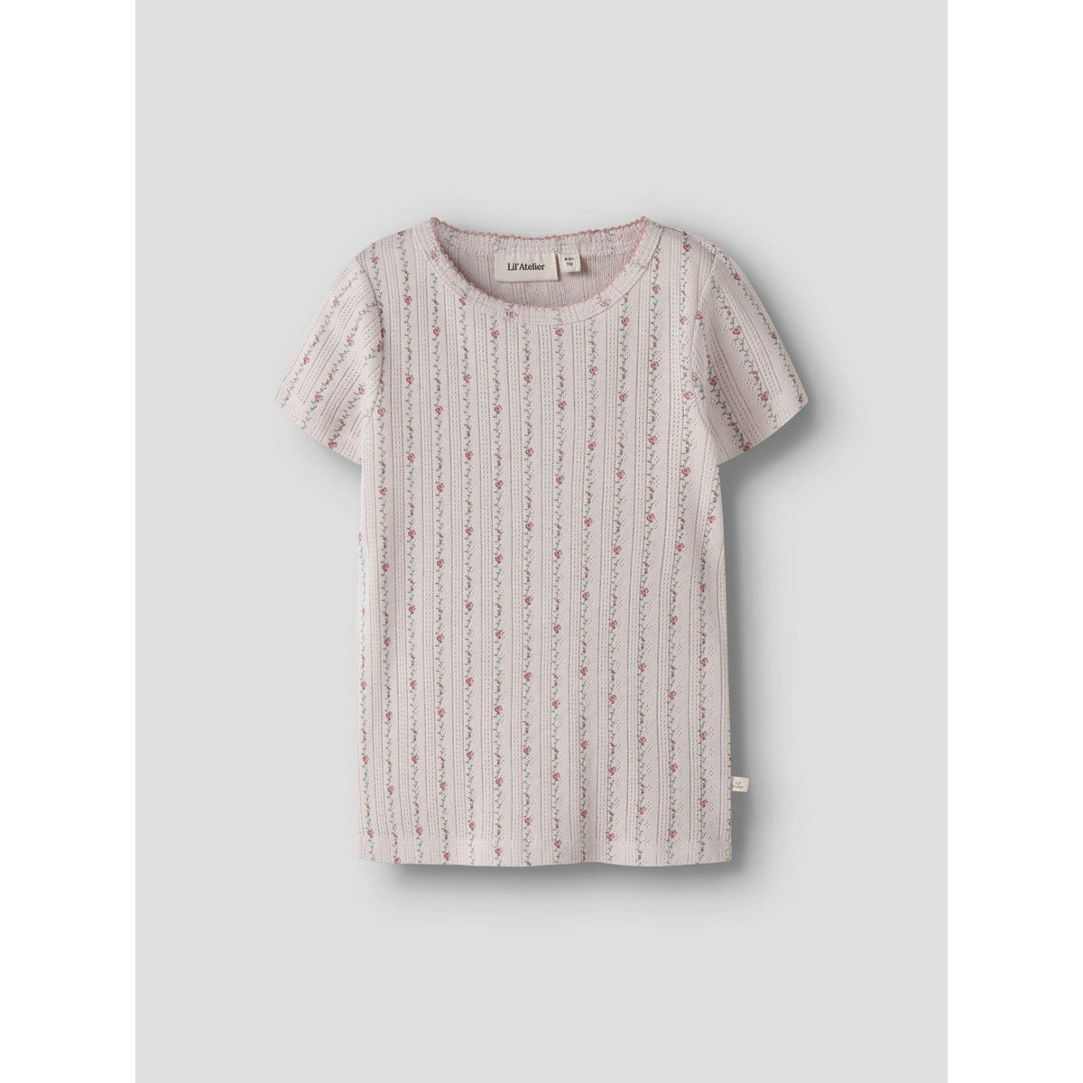 Lil'Atelier Morganite Flower Nmfrachello Dap Ss Slim Top Lil
