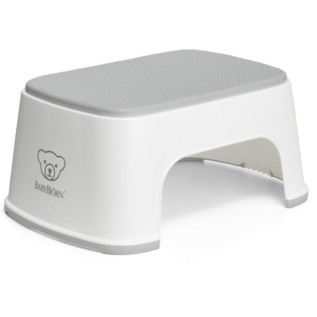 BabyBjörn White/Grey Børnetaburet