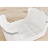BabyBjörn White/Grey Børnetaburet