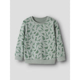 Name It Green Milieu Dino Nmmvifelix Ls Nreg Sweat Unb