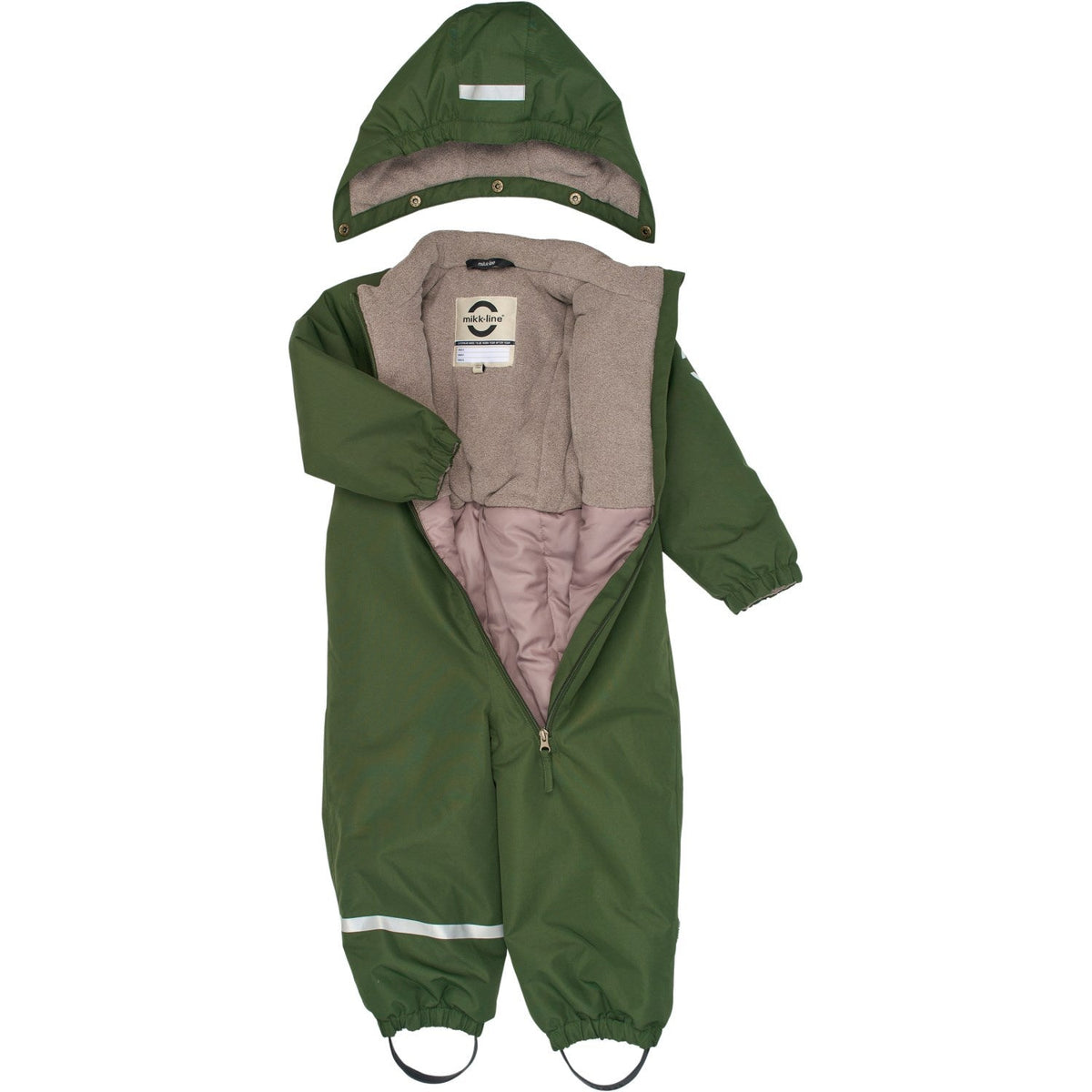 Mikk-Line Kombu GreenFlyverdragt Solid