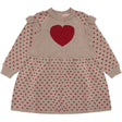 Hust & Claire Biscuit Strik Kjole Hearts