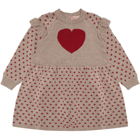 Hust & Claire Biscuit Strik Kjole Hearts