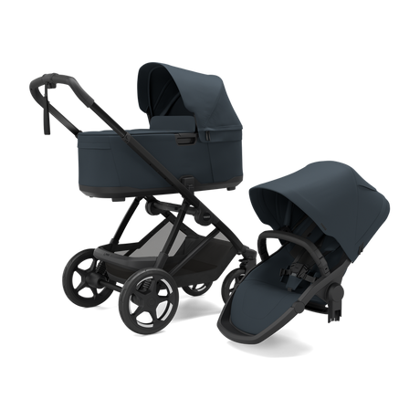 Thule Charm 2 in 1 - Mørkeste Blå + Autostol Maple