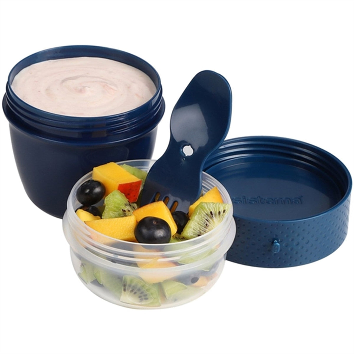 Sistema Renew To Go Snack Madkasse 515 ml Blå