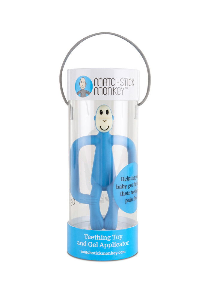 Matchstick Monkey Teething Light Blue