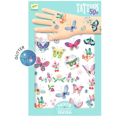 Djeco Tattoos Sommerfugle