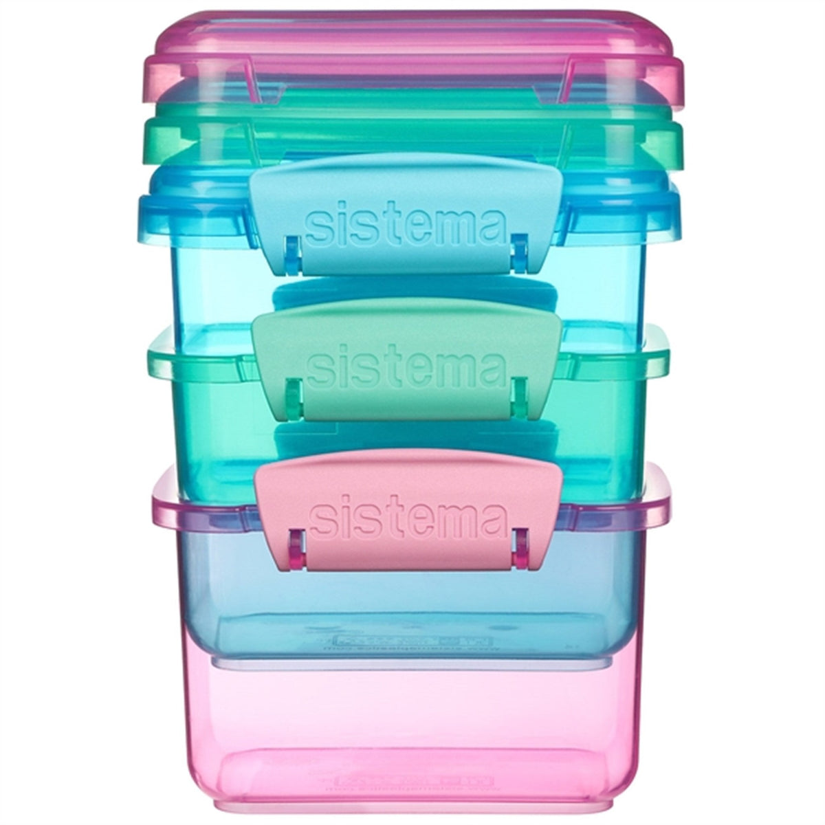 Sistema Opbevaringsbøtter 400 ml 3-pak