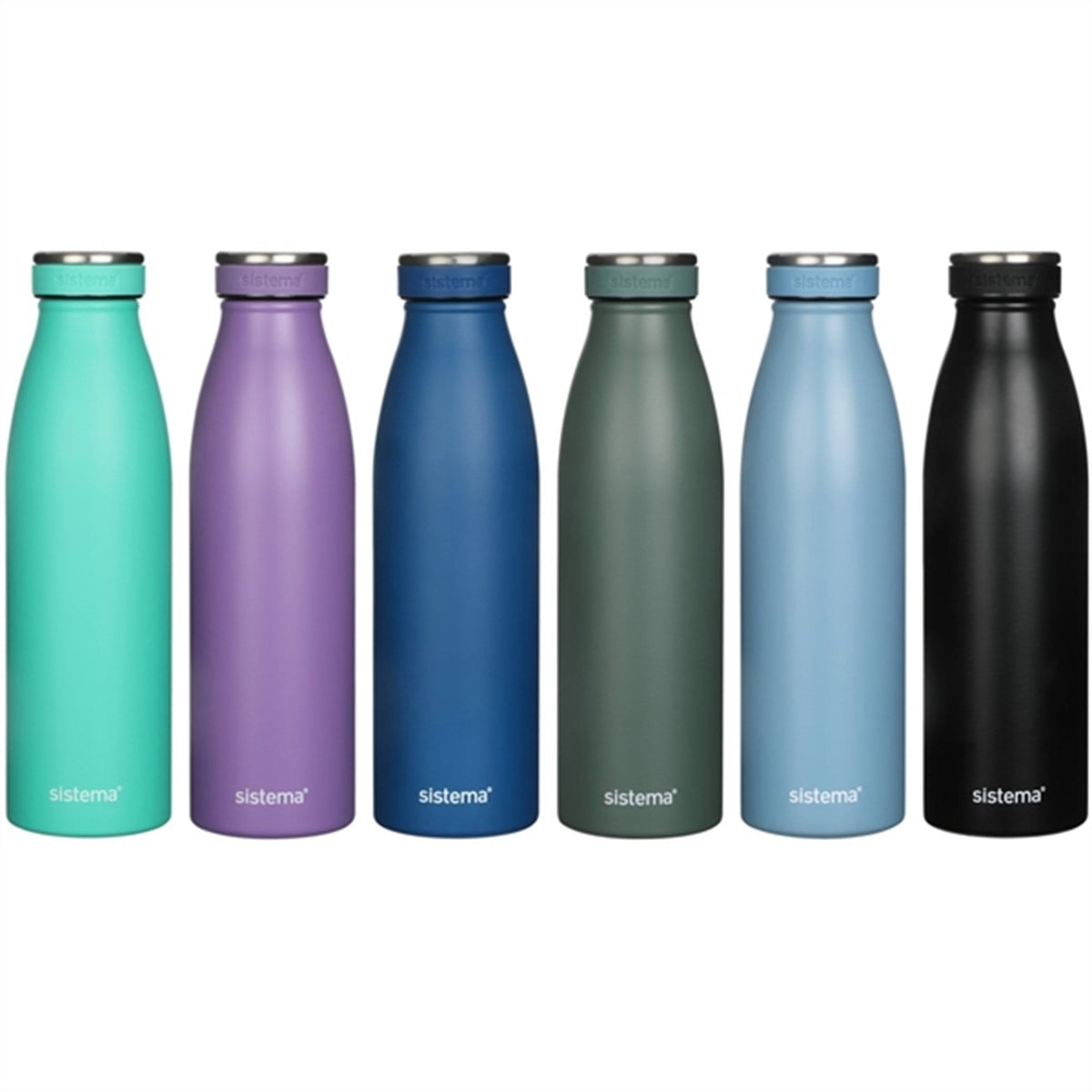 Sistema Stainless Steel Drikkedunk 500 ml Minty Teal