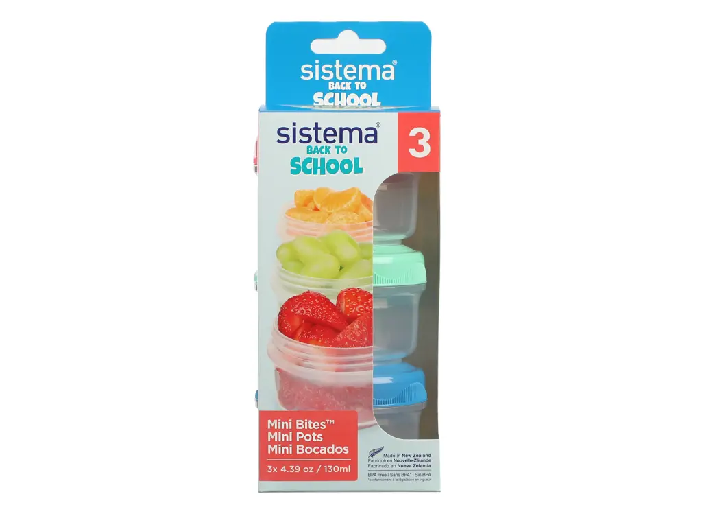 Sistema Mini bites 3 x 130ML