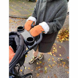 KongWalther Østerbro Barnevogns Handske Faux Brown Bark