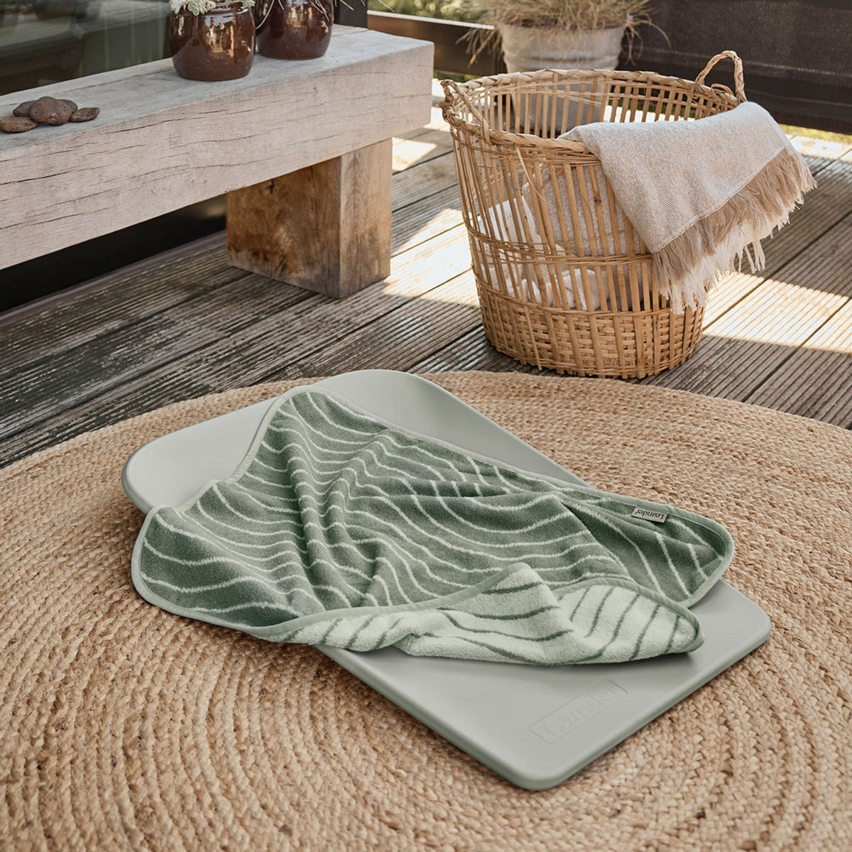 Leander Sage Green Leander Matty™ Mini Puslepude