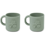 Liewood Chaves Silikone Kop 2-pak Faune Green