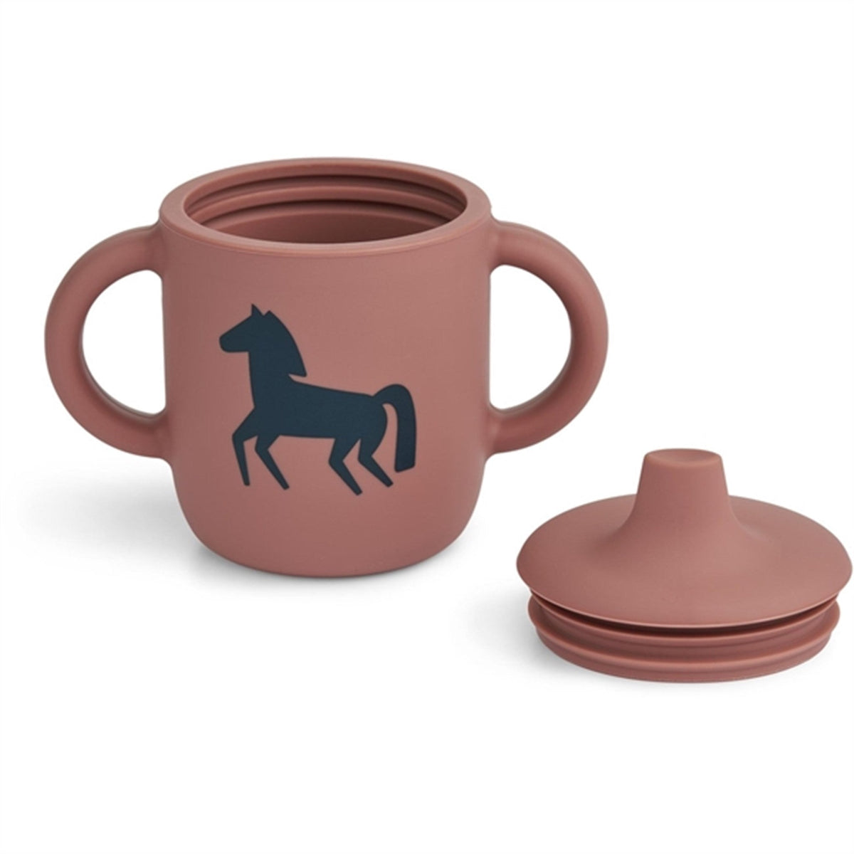 Liewood Neil Drikkekop Horses/Dark Rosetta
