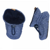 MELTON Tekstil Futter Structure Blue Denim