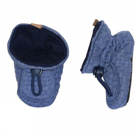 MELTON Tekstil Futter Structure Blue Denim