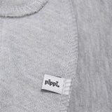 Pippi Bandana Savlesmæk Tantes Charmetrold Grey Melange