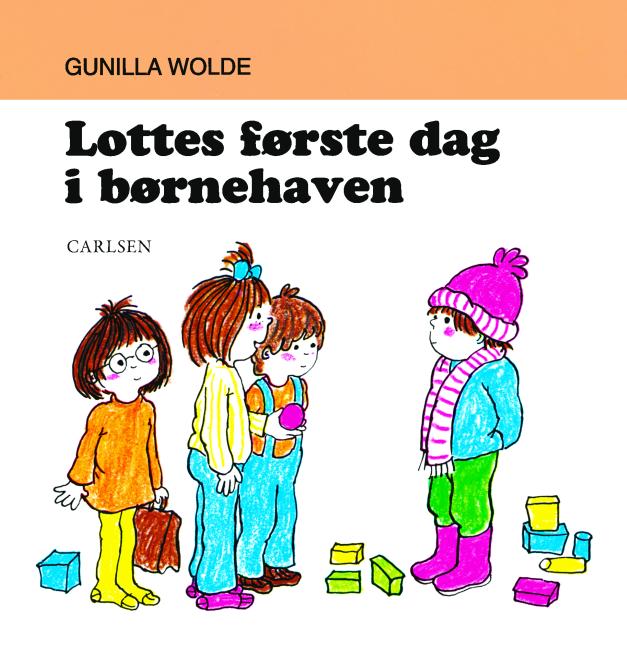 Forlaget Carlsen Lottes første dag i børnehaven