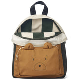 Liewood Allan Backpack Mr Bear Golden Caramel Multi Mix