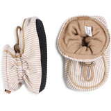 MELTON Striped Tekstil Futter Beige