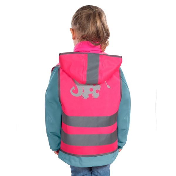 REER Sikkerhedsvest m. Hætte Pink
