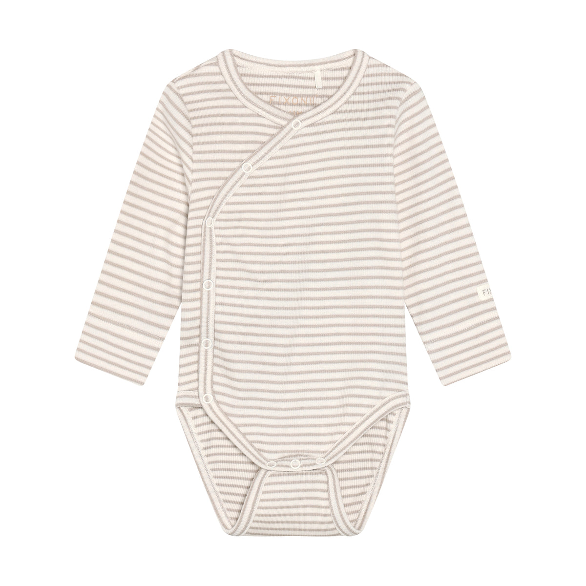 Fixoni - Stribet body Beige 423132