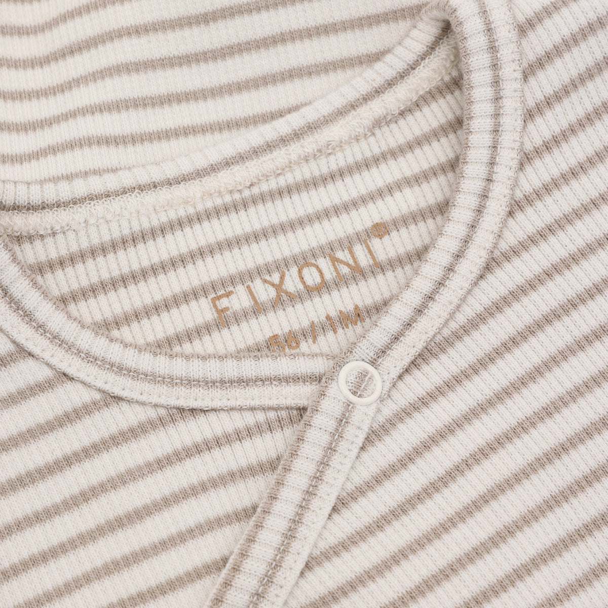 Fixoni - Stribet body Beige 423132