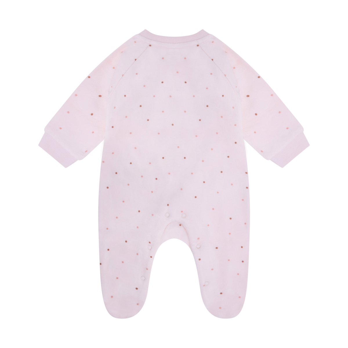 Romper LS Velour - Pale Lilac