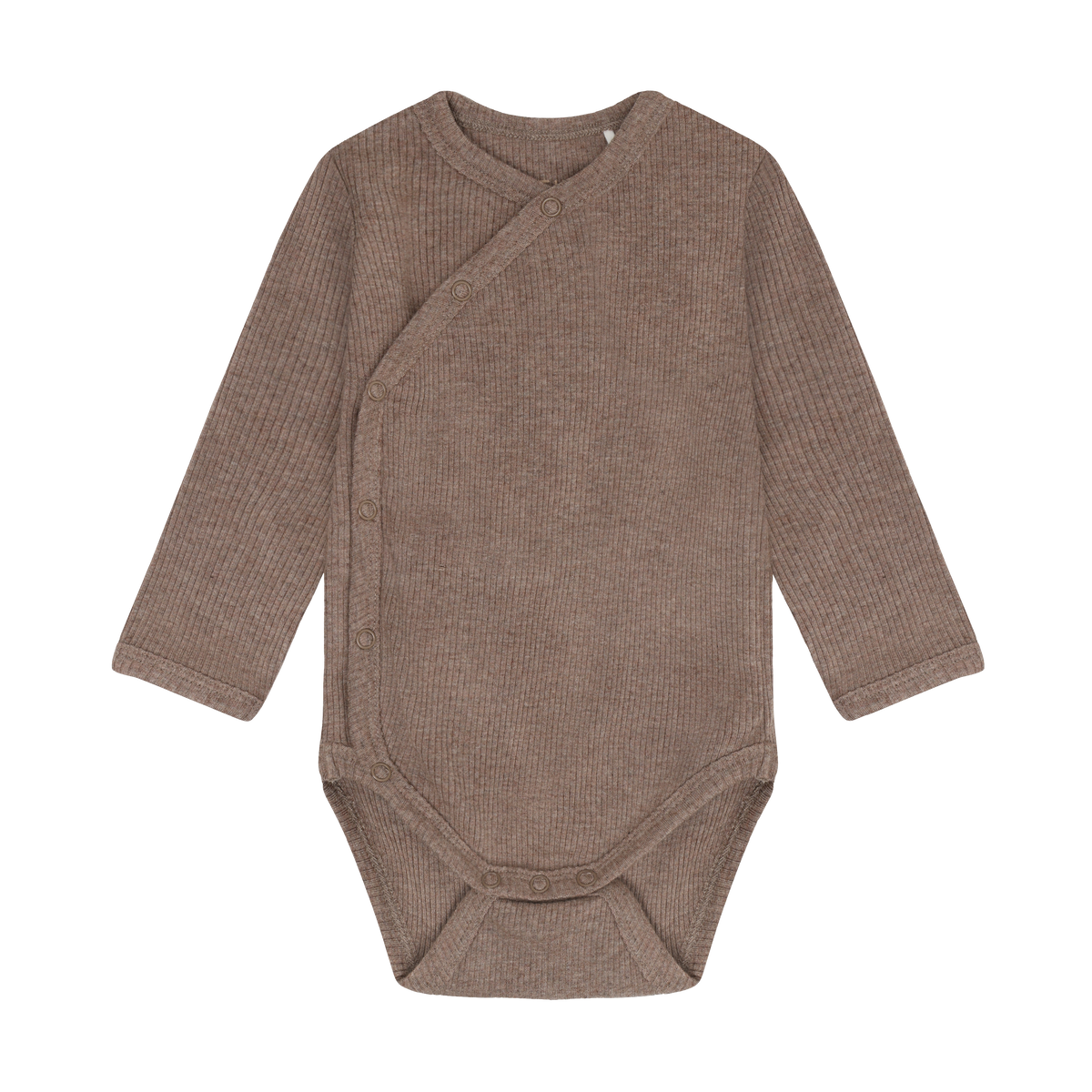 Wrap Body LS Melange Rib - Mountain Trial Melange