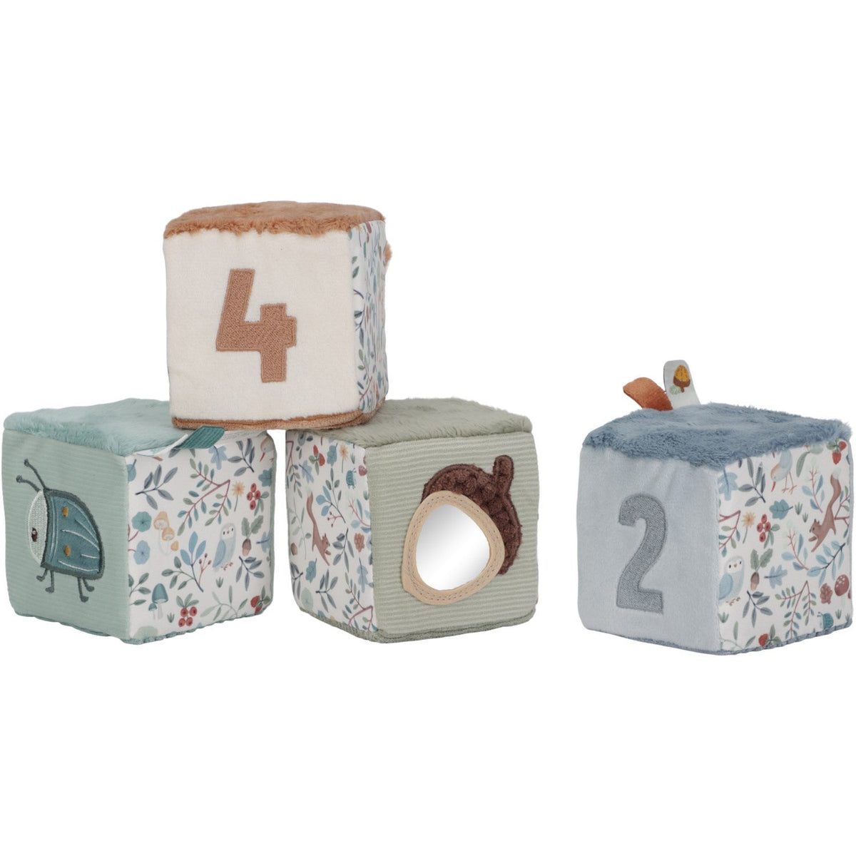 Little Dutch Forest Friends Blue Aktivitetsterninger 4-Pak