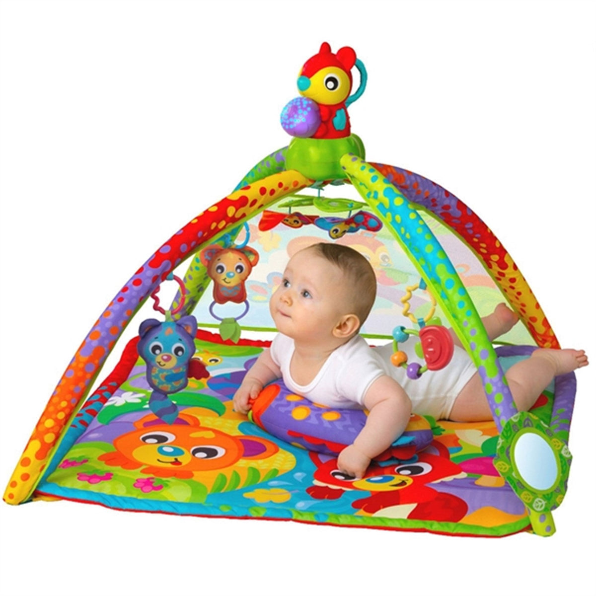 Playgro Aktivitet Gym Med Projektor Woodland