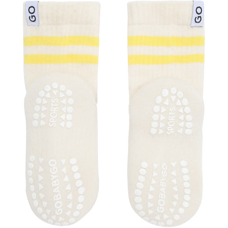 Gobabygo Yellow Non-Slip Sport Strømper