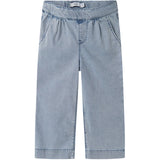 Name It Light Blue Denim Bella Wide Jeans