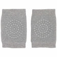 Gobabygo Grey Melange Crawling Knæbeskyttere Organic Terry Bomuld