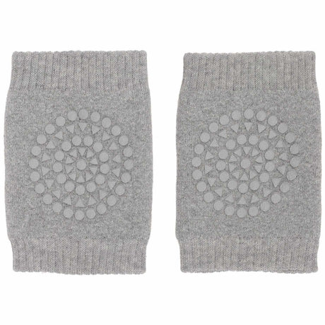 Gobabygo Grey Melange Crawling Knæbeskyttere Organic Terry Bomuld