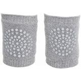 Gobabygo Grey Melange Crawling Knæbeskyttere Organic Terry Bomuld