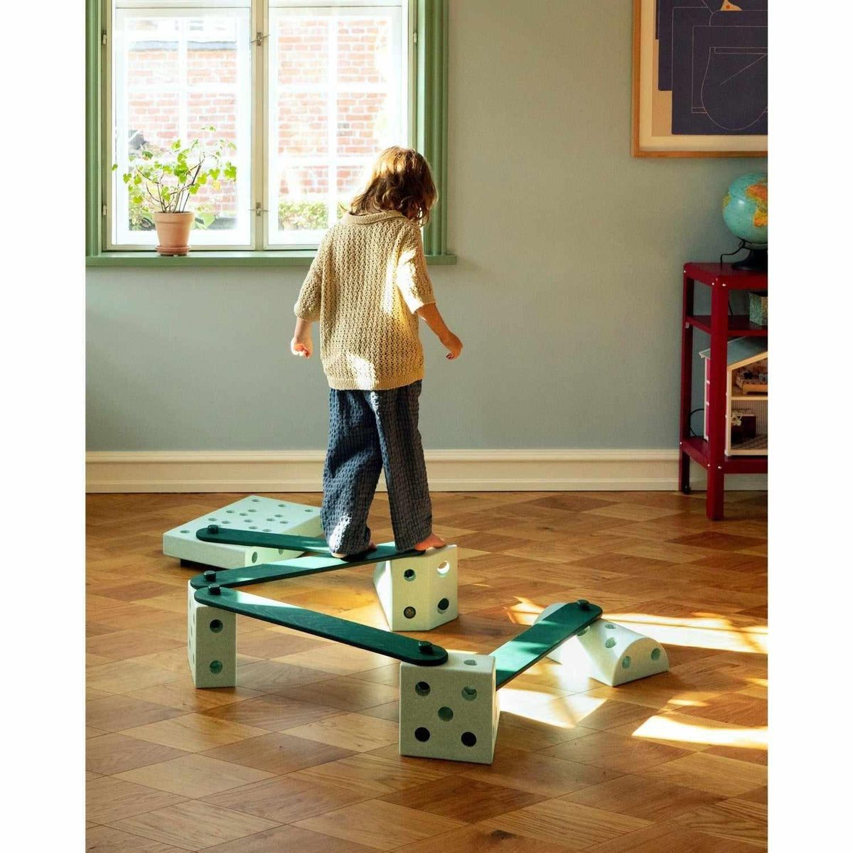 MODU 2x Balancebomme Forrest Green