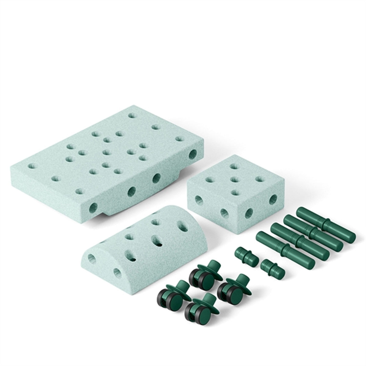 MODU Curiosity set Ocean Mint/Forest Green
