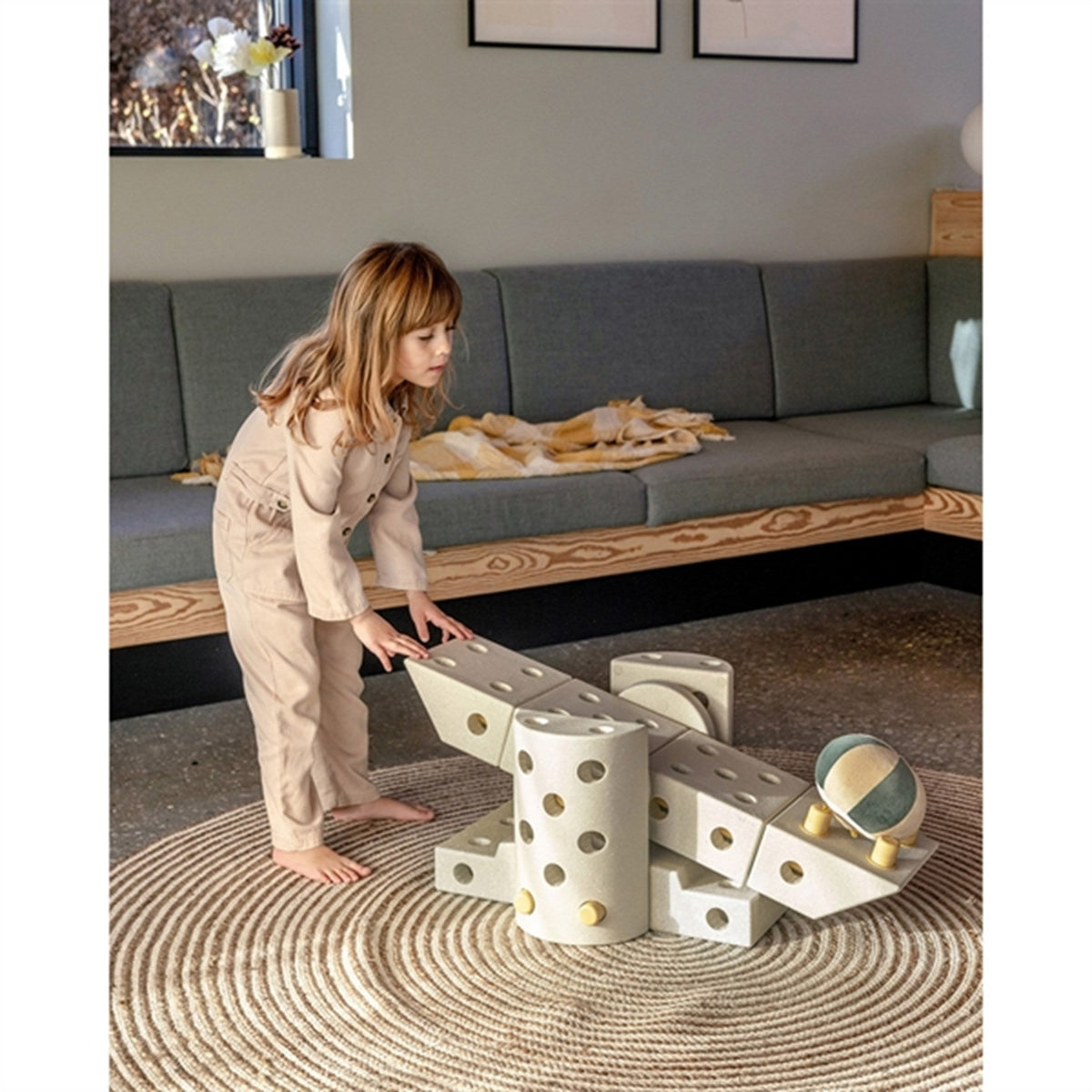 MODU Dreamer set Sand Grey/Honey Yellow
