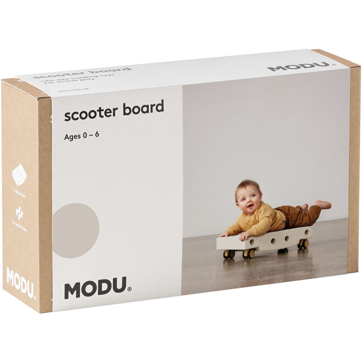 MODU Rullebræt Sand Grey/Honey Yellow