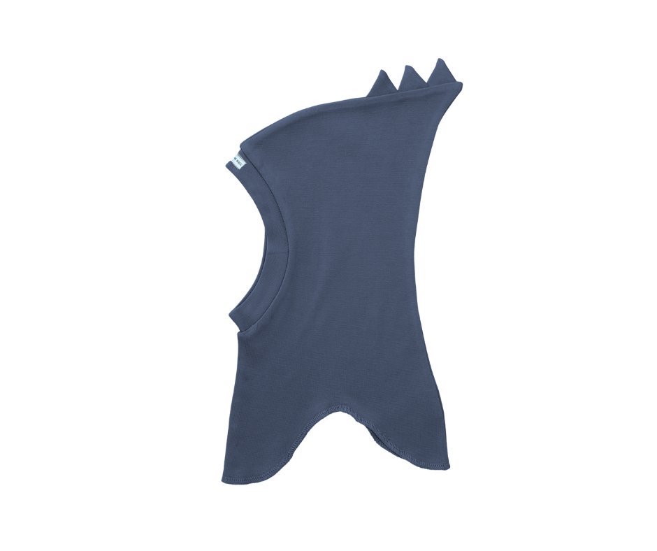 Racing Kids Bomuld 1-lags Spids Elefanthue Navy m/Dino