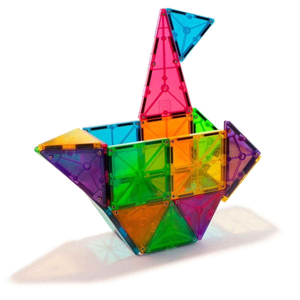 Magna-Tiles® Clear Colors - Magnetsæt 32 Dele