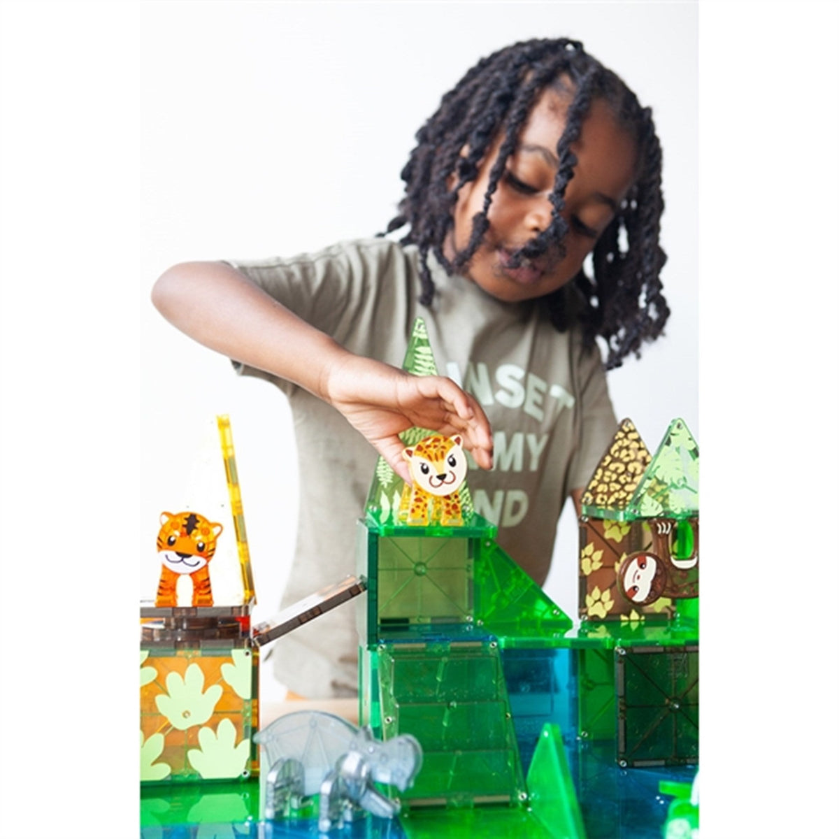 Magna-Tiles® Jungle - Magnetsæt 25 Dele