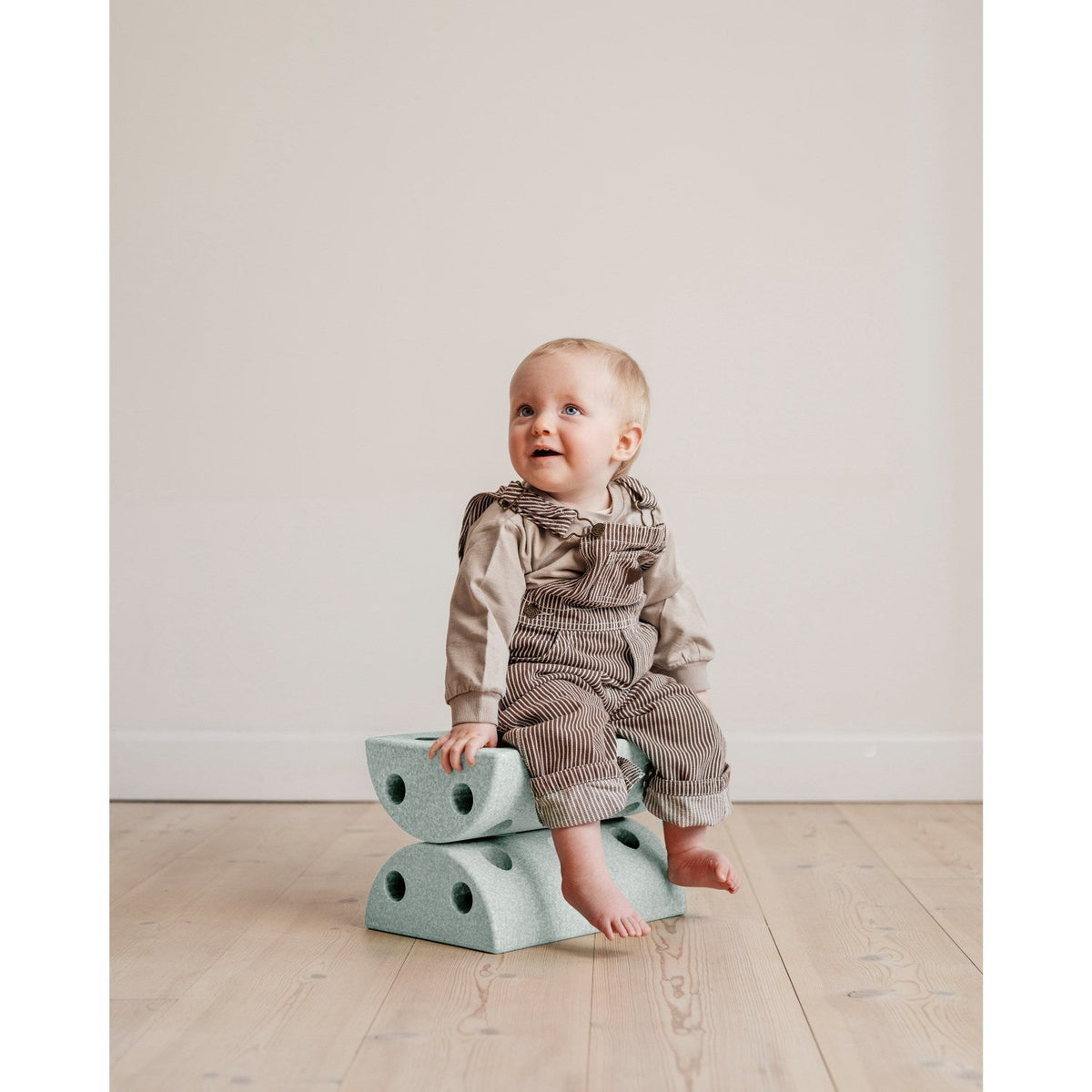 MODU Børneskammel Ocean Mint / Forest Green