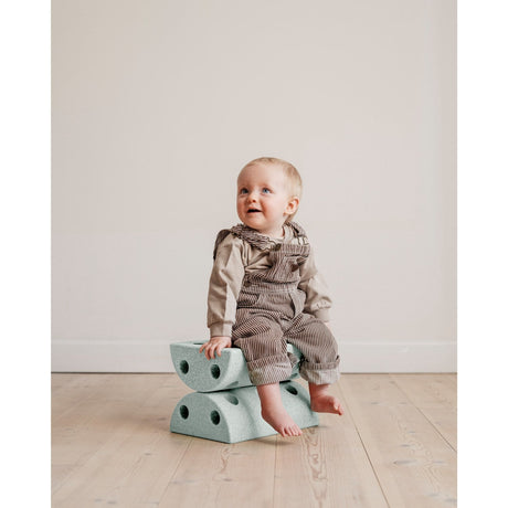 MODU Børneskammel Ocean Mint / Forest Green