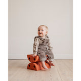 MODU Børneskammel Burnt Orange / Dusty Green