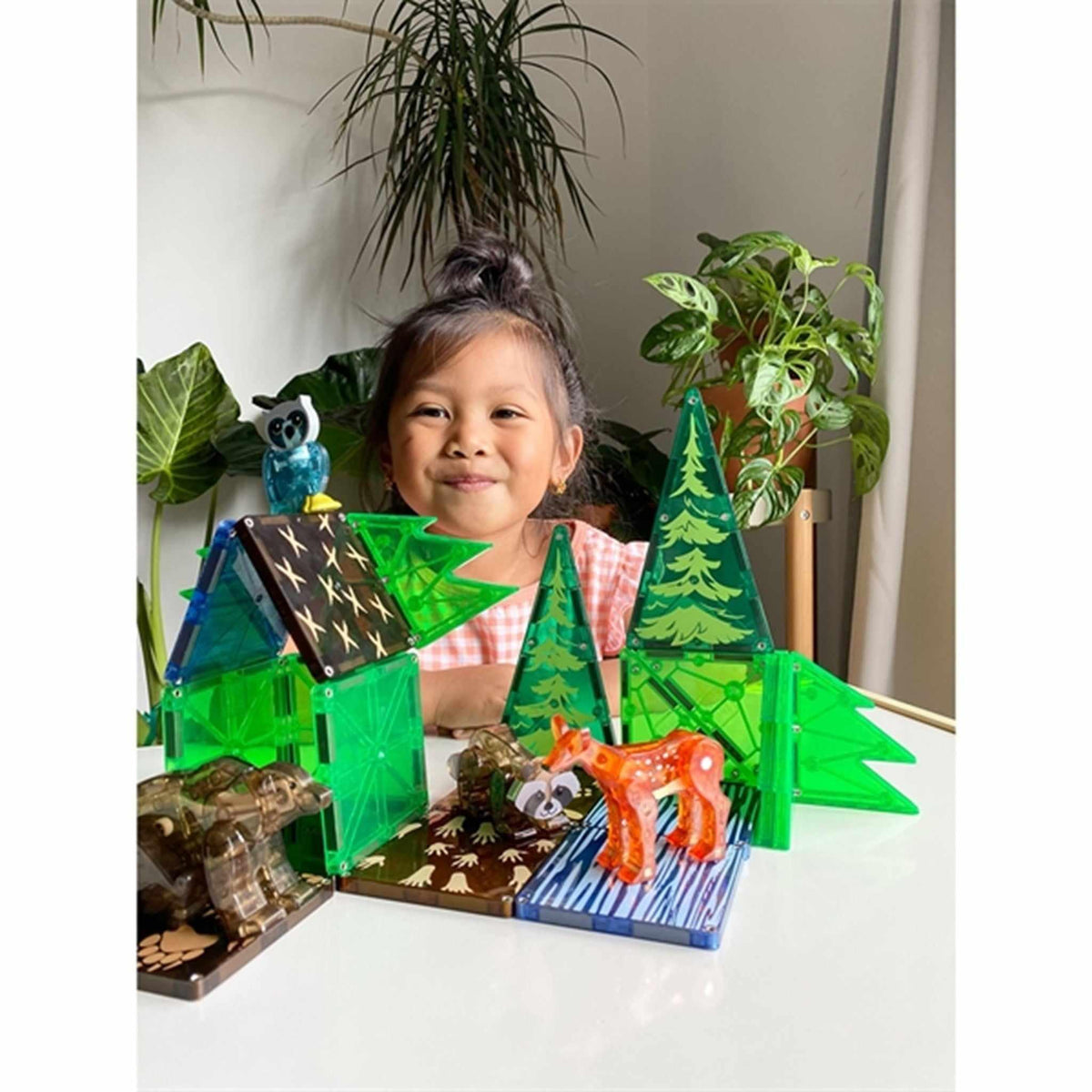 Magna-Tiles® Skovdyr - Magnetsæt 25 Dele