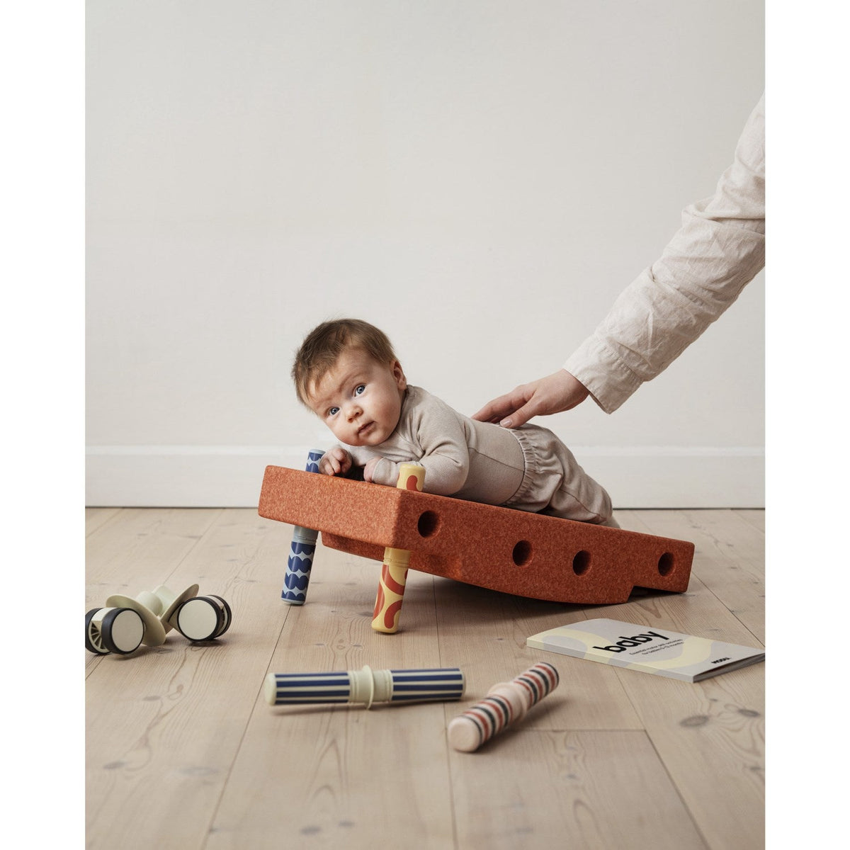 MODU Baby Motoriksæt Burnt Orange / Dusty Green